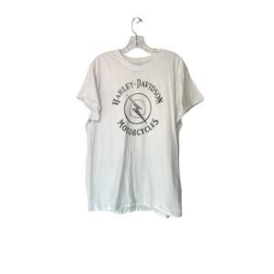 Harley-Davidson Men's Lightning Bolt Crew Neck Short Sleeve T-Shirt Size XL